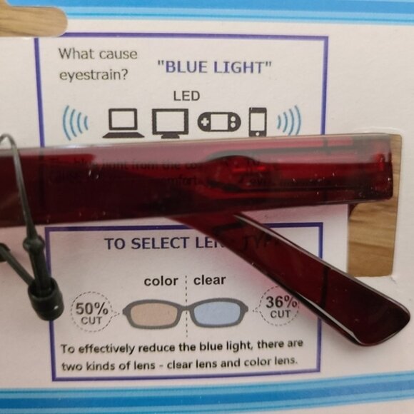TRÏBE Blue Light Blocking Readers +125 NWT - Picture 5 of 6